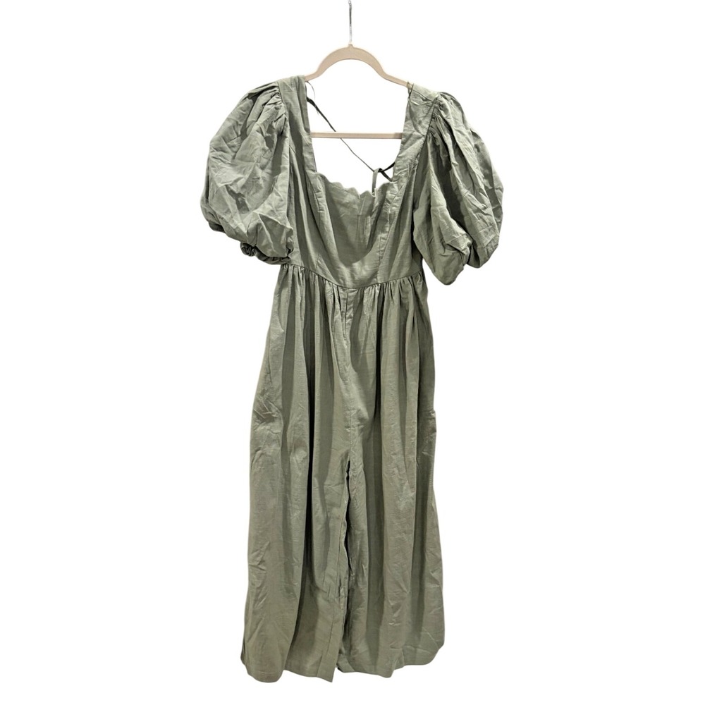Mable  Anthropologie Pantsuit PoetCore CottageCore Sage Womens Small  New